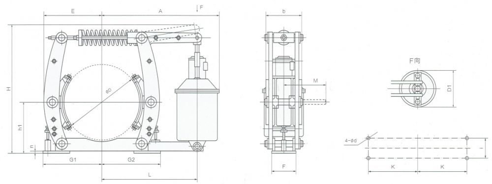 YWZ3B电力液压鼓式制动器外形尺寸图.jpg