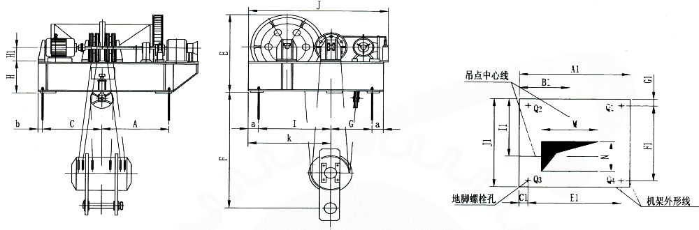 QPK1×400KN-QPK1×1250KN系列卷扬式单吊点启闭机外形及基础布置示意图.jpg